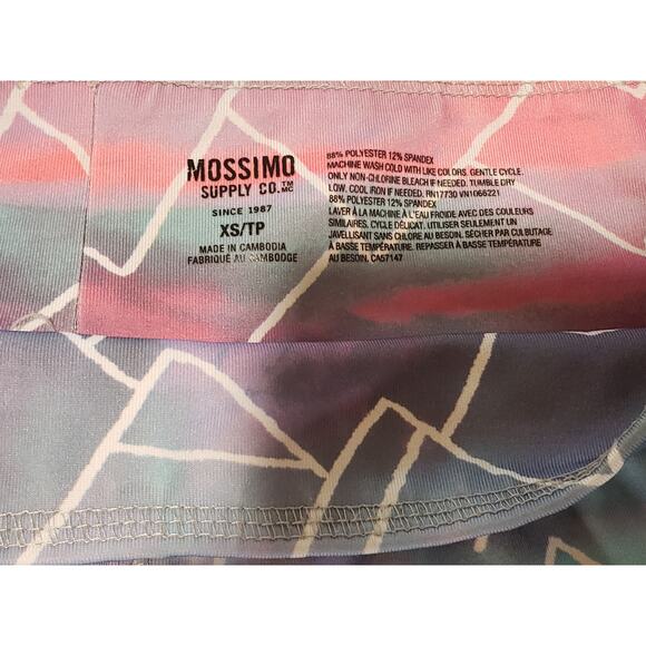 Mossimo Supply CO Multi Colored Unique Design Workout / Yoga Leggings - Size XS - Picture 3 of 3